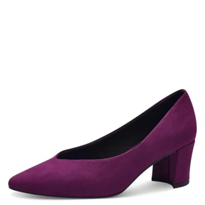 Image of MARCO TOZZI Women&#039;s Court Shoes 2 22416 41 Pump, Grape, 6 UK