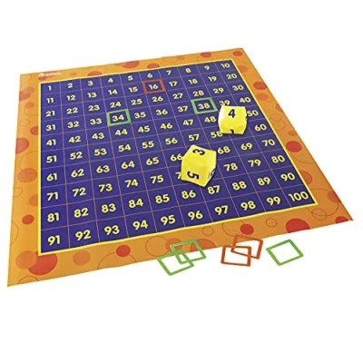 Image of Learning Resources Hip Hoppin&#039; Hundreds Activity Mat