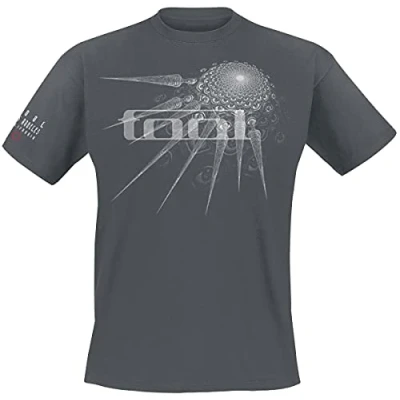 Image of Official T Shirt Metal Rock Tool Fear Inoculum &#039;Spectre Spike&#039; Grey L