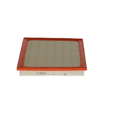 Image of 16546AA150, 16546AA16A Air Filter BOSCH F 026 400 743 39mm 218, 231mm Insert SUBARU: Forester V, XV II