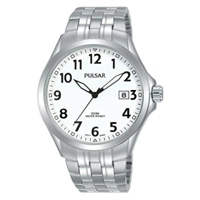 Image of Pulsar Mens Analogue Quartz Watch with Stainless Steel Strap PS9627X1