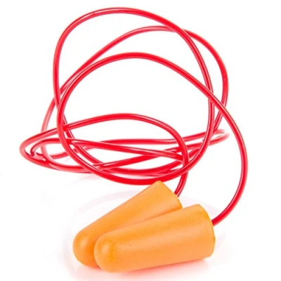 Image of 10 Pairs Of Quality Noise Reducing Corded Ear Plugs
