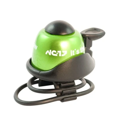 Image of NC 17 Safety Bike Bell/Aluminium Bicycle Bell for all Bikes/Bicycle Horn/clearly audible sound / 6, green