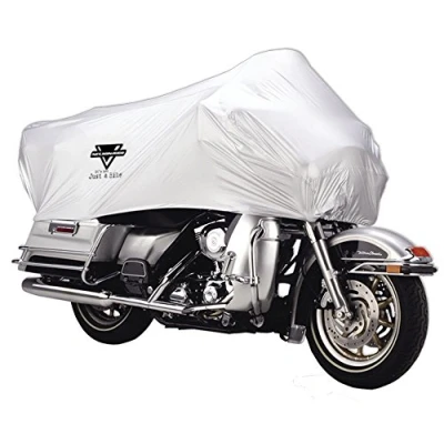 Image of Nelson Rigg XL Motorcycle Half Cover All Weather, 100% Waterproof, Taped Seams, Free Stuff Sack, Fits most Touring motorcycles Harley Davidson Ultra or Honda Goldwing