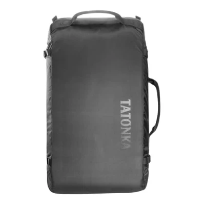 Image of Tatonka Duffle Bag 45L Foldable Travel with Backpack Function, Lockable, Small Stowable and 45 Litre Volume, Black, Standard Größe, Volume