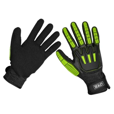 Image of Sealey Cut &amp; Impact Resistant Gloves Large Pair