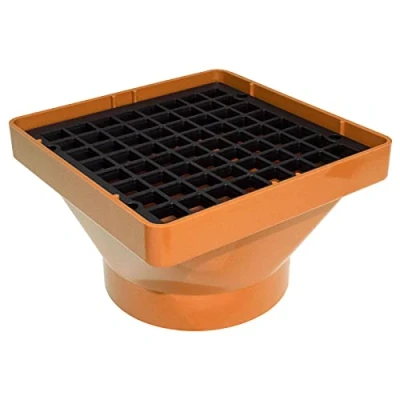 Image of Short Hopper Head 110mm Underground Drainage Pipe Fittings Bend Trap Gulley Socket Grid Coupler