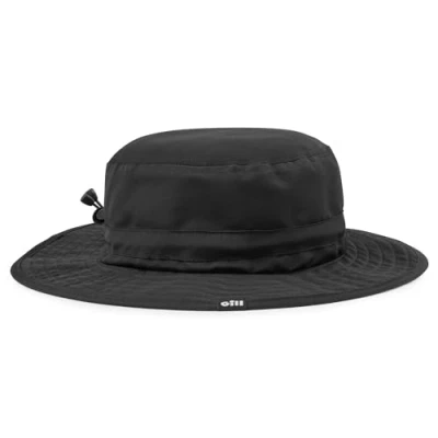 Image of Gill Water Resistant Technical Marine Sun Hat with 50+ UV Protection (Black, M)