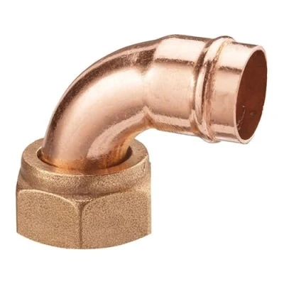 Image of 15mm x 1/2 Inch Solder Ring Bent Tap Connector Bag of 5