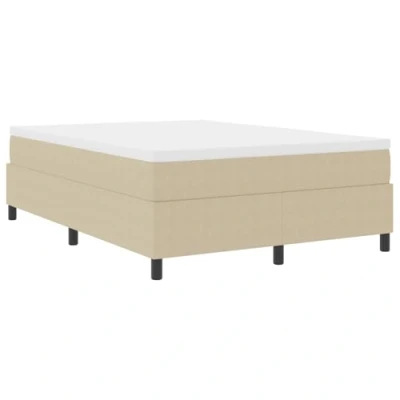 Image of vidaXL Platform Bed Frame Engineered Wood 160x200 cm Light Green Grey Finish for Modern Bedroom Decor