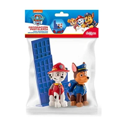 Image of Dekora Paw Patrol Kit Children&#039;s Birthday Cake Topper 3 Piece Decoration
