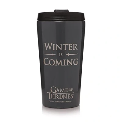 Image of Half Moon Bay Winter is Coming Travel Mug, Steel