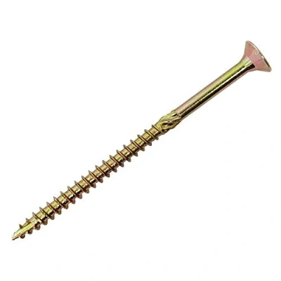 Image of Spectre Advanced Multi purpose Woodscrews 6.0 x 120mm Zinc Yellow Passivated Box 100