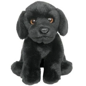 Image of FAITHFUL FRIENDS BLACK LABRADOR SOFT AND CUDDLY TOY