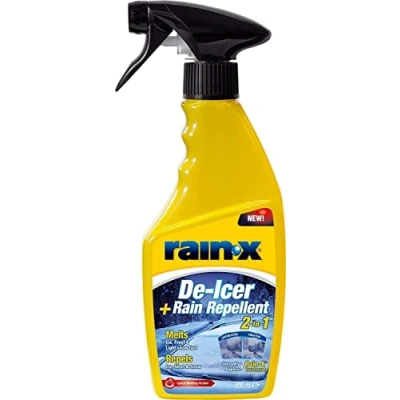 Image of Rain X De Icer 2 in 1 Car Windscreen Deicer Spray and Treatment 500 ml