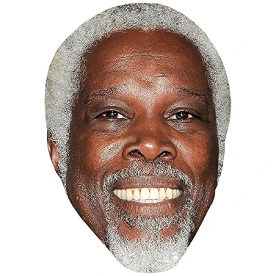 Image of Billy Ocean (Smile) Celebrity Mask, Flat Card Face, Fancy Dress Mask