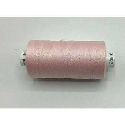 Image of Baby Pink m209 Coats Moon Sewing Machine Polyester Overlocking Thread Cotton 1000 Yard x 1 Reel