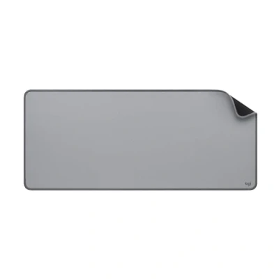 Image of Logitech Desk Mat Studio Series, Multifunctional Large Pad, Extended Mouse Mat, Office Protector with Anti slip Base, Spill resistant Durable Design Grey