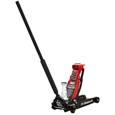 Image of Sealey Trolley Jack 2/3 Tonne Low Profile/High Lift with Rocket