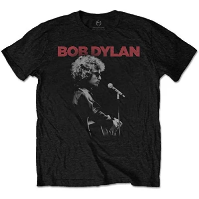 Image of Bob Dylan DYLTS12MB05 T Shirt, Black, XX Large