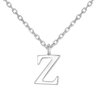 Image of Philip Jones Sterling Silver Initial Z Necklace