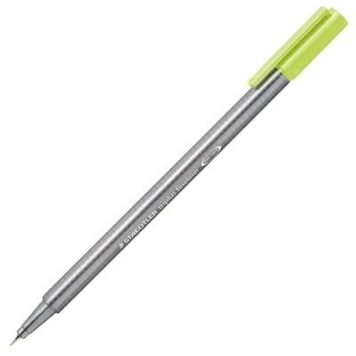 Image of Staedtler Triplus Fineline 334 Superfine Tip 0.3 mm Green/Grey