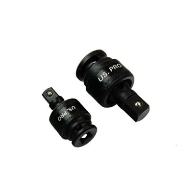 Image of US PRO 2PC Impact Universal Joint Set 3/8&quot; &amp; 1/2&quot; Drives 1466