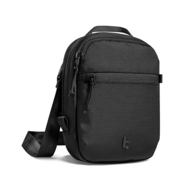 Image of tomtoc Anti Theft Sling Crossbody Bag RFID Blocking Passport Holder with Secure Zipper Lockable, Holds 4 6 Passports, Multiple Pockets for Travel Essentials Organizer Men &amp; Women