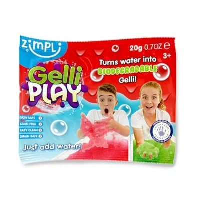 Image of Zimpli Kids Party Bag Filler Gelli Play, Red &amp; Green