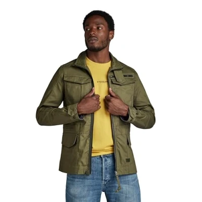 Image of G STAR RAW Men&#039;s Rovic Slim Field Jacket, Green (shadow olive D24282 D389 B230), XL