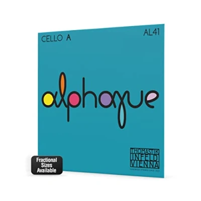 Image of Thomastik Infeld Alphayue Cello strings Nylon core A 1/8