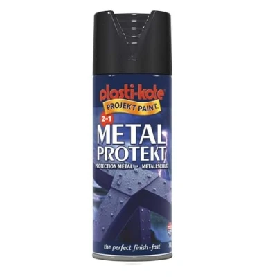 Image of Plasti kote 1282 400ml Metal Protekt Gloss Black