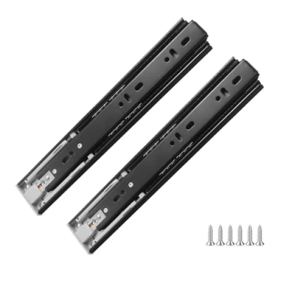 Image of LYUCAYHQ Drawer Rails, 1 Pair Push to Open Slides, 100lbs Load Capacity, Side Mount Ball Bearing Full Extension Track (Size : 200mm/8in)