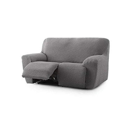 Image of Eysa Sofa Cover, Dark Grey, 3 Seats