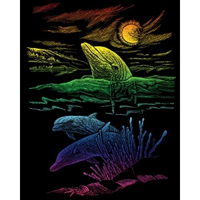 Image of Royal Brush Rainbow Foil Engraving Art Kit, Multi Colour