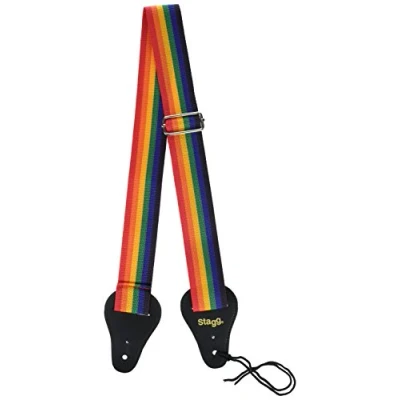 Image of Stagg BJA018 Rainbow Guitar Strap Nylon, 11548