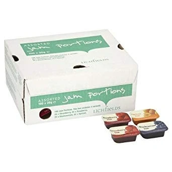 Image of Lichfields Assorted Jam Portions 100 x 20g