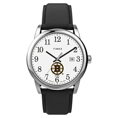 Image of Timex Men&#039;s NHL Easy Reader 38mm Watch, Boston Bruins