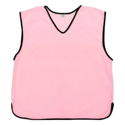 Image of Sterling Sports® Football bibs adult Pack training for Kids &amp; Adults, Mesh Sports Youth, Netball Equipment Pink Senior