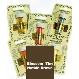 Image of Sugarcraft Sugarflair Colour Blossom Tint Powder Dust Nutkin Brown 7ml