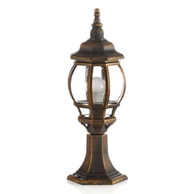 Image of Lindby Nadesha pillar lamp, brushed gold