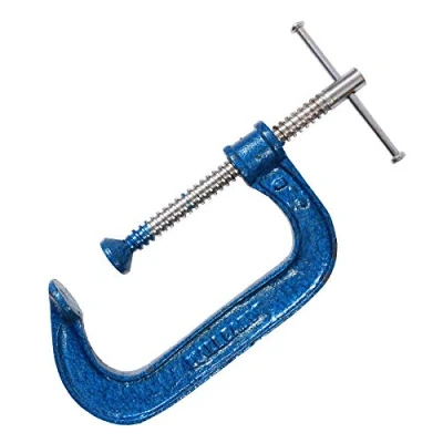 Image of 12x Heavy Duty 4&quot; Malleable G Clamps Large Grip/Vice Wood Metal Joinery Welding DIY