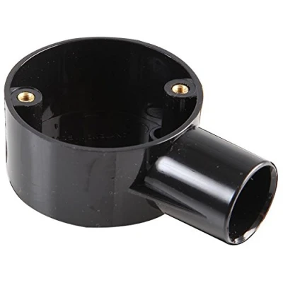 Image of Pro Power CJB25/2B 1 Way Terminal Box, 25 mm Syste m, Black
