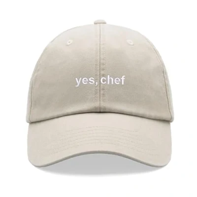 Image of yes, Chef Baseball Cap Vintage Washed Unisex Dad Hat Adjustable BBQ Stone