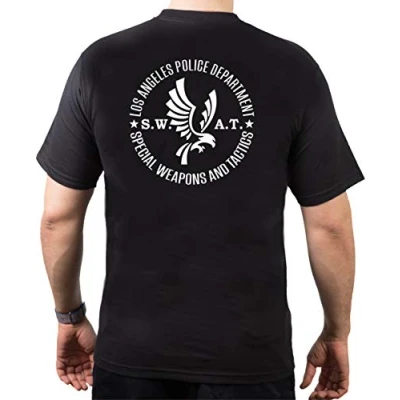 Image of Los Angeles Police Dept. SWAT California T Shirt black, XXL