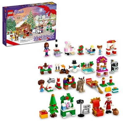 Image of LEGO Friends 41706 Advent Calendar 2022 (312 Pieces), Multicoloured, 15.04 x 10.32 2.78 inches, 6379086