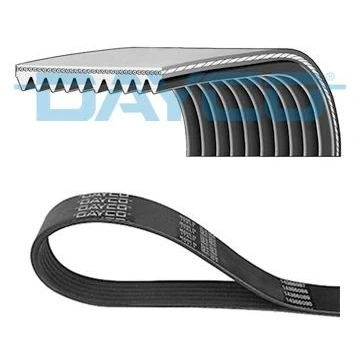 Image of 571702D101 V ribbed belt DAYCO 3PK675 675,0mm 3 HYUNDAI: Coupe II, Tucson, KIA: Sportage II
