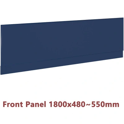 Image of NRG Bath Panel Bathroom Moisture Resistant Wood MDF Front Panels Blue 1800mm
