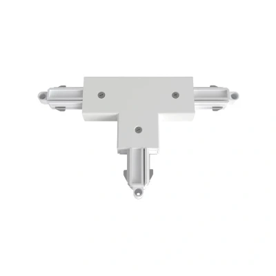 Image of T Connector Left Nearside Earth Matt White Track Accessory Astro