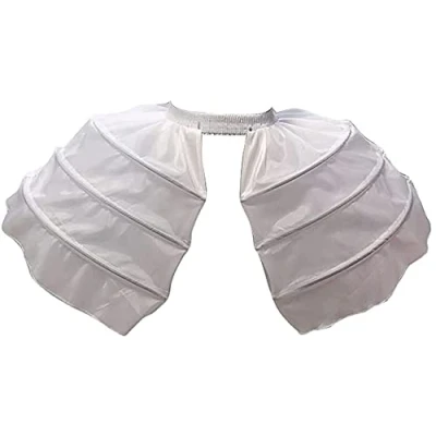 Image of SSDH White Crinoline Pannier Underskirt Victorian Dress Rococo Baroque Petticoat